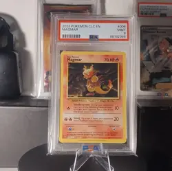 2023 Pokemon Magmar 006/034 Trading Card Game Classic Holo PSA 9 English - Image 2