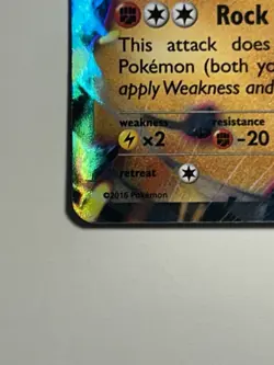 2016 POKEMON BLACK STAR PROMO MEGA AERODACTYL EX #XY98 HOLO - Image 5