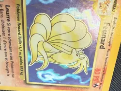 Carte Pokemon Feunard 12/102 Holo Edition 2 Set de Base Wizards Francaise - Image 3