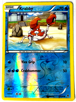 2014 XY PHANTOM FORCES KRABBY 13/119 REVERSE HOLO - Image 1