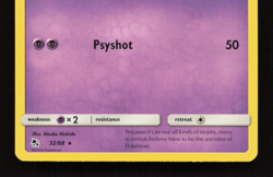 Pokemon TCG Mew 32/68 Hidden Fates Non Holo Rare Card Trading Card - Image 4