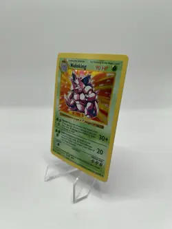 Pokemon TCG Nidoking 11/102 Shadowless Holo Rare Vintage Base Set - MP - Image 4