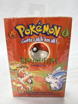 Pokemon TCG Brushfire Theme Deck Base Set 1999 Factory Sealed WOTC - Image 1