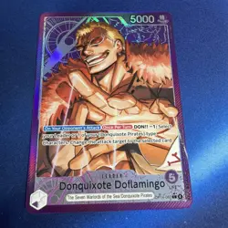 Donquixote Doflamingo - Leader Alt Art - OP14-060 - English - One Piece TCG - Image 1