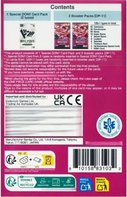 One Piece Card Game DP07 Double Pack Set Vol.7 EN OP-11 Boosters - Image 2