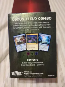 MTG Magic Lotus Field Combo Pioneer Challenger Deck 2021 Factory Sealed - Image 3