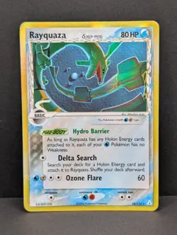 Rayquaza - (Delta Species) 16/110 Holon Phantoms Holo Ultra Rare Pokemon TCG MP - Image 1
