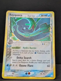 Rayquaza - (Delta Species) 16/110 Holon Phantoms Holo Ultra Rare Pokemon TCG MP - Image 3