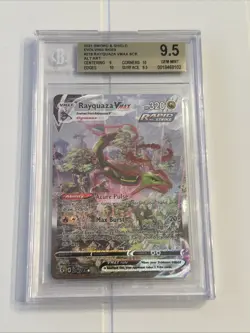 Rayquaza VMAX Alternate Art 218/203 Evolving Skies BGS 9.5 GEM MINT - Image 1