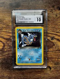 Dark Gyarados Holo 1st Edition 8/82 CGC Gem Mint 10 Pokemon Team Rocket 2000 🌊 - Image 1