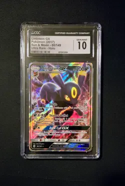 2017 Pokemon TCG: Sun & Moon - Umbreon GX #80/149 Holo Rare - Gem Mint CGC 10 - Image 1