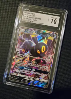 2017 Pokemon TCG: Sun & Moon - Umbreon GX #80/149 Holo Rare - Gem Mint CGC 10 - Image 3