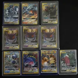 10 Lot Pokemon TCG Chinese TAG TEAM GX HOLO Rare Charizard Gengar Umbreon -FI38 - Image 1