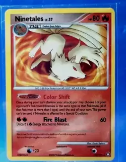 Ninetales Lv.37 HP80 2007 Collectible Pokemon Trading Card No.32/123 - Image 1