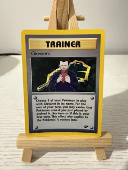 Pokemon Card Giovanni Trainer 18/132 - Gym Challenge Holo Rare - Image 1