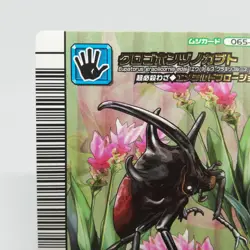 065-A Eupatorus eupatorus The King of Beetle Mushiking Weedle Card Game - Image 2