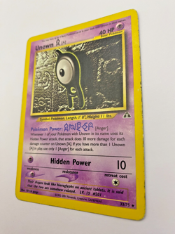 Pokemon Card - Unown [A] 33/75 Neo Discovery *HP* Rare - Image 5
