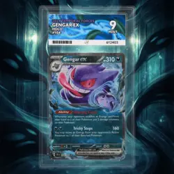 ACE 9 Gengar Ex 104/162 Pokemon TCG Temporal Forces Graded Card - Image 1