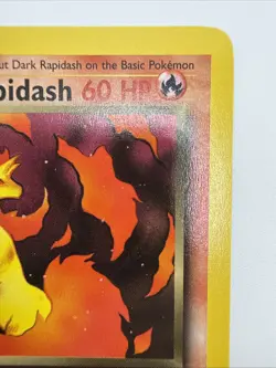 Dark Rapidash 44/82 Team Rocket Regular Vintage Pokemon Card - Image 4