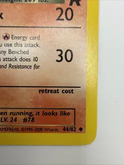 Dark Rapidash 44/82 Team Rocket Regular Vintage Pokemon Card - Image 5