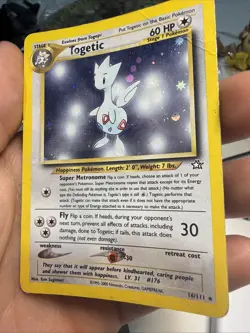 Pokemon TCG Neo Genesis Togetic #16/111 Unlimited Holo Rare Card - Image 3