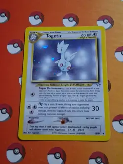 Pokemon TCG Togetic Holo Rare Card Neo Genesis 16/111 Nm - Image 1