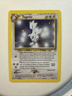 Pokemon TCG Neo Genesis Togetic #16/111 Unlimited Holo Rare Card - Image 1
