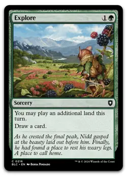 Explore #216 (NM) Bloomburrow BLC Magic MTG - Image 1