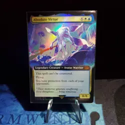 MTG TCG - Absolute Virtue (Extended Art) Final Fantasy 476 Foil NM - Image 1