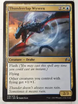 Thunderclap Wyvern - Origins - Magic the Gathering MTG Nice! - Image 1