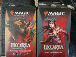Magic The Gathering Ikoria Monster & Black Theme Boosters Sealed - Image 1