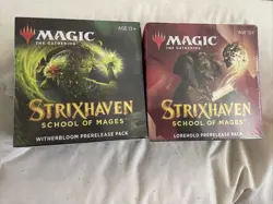 Magic the Gathering Strixhaven Witherbloom & Lorehold Prerelease Kits Sealed - Image 1