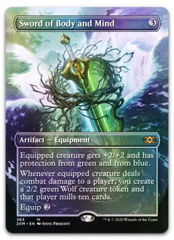 Sword of Body and Mind (Borderless) #363 (Foil) NM Double Masters 2XM Magic MTG - Image 1