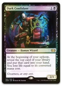 Dark Confidant #81 (Foil) (NM) Double Masters 2XM Magic MTG - Image 1