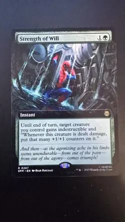 Strength of Will (Extended Art) R Marvel's Spider-Man 267 NM - Image 1