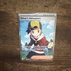 Pokemon TCG Ethans Adventure 221/182 Destined Rivals Full Art Pack Fresh Nm - Image 4