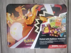 Pokemon TCG Fall 2020 Collectors Chest Tin Lunchbox 5 Booster Packs - NEW Sealed - Image 1