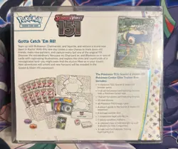 Scarlet Violet 151 Pokemon Center Elite Trainer Box ETB Sealed - Image 3