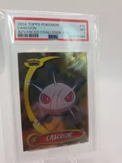 Topps 2004 Pokemon Advanced Challenge Foil Cascoon Psa 7 - Image 1