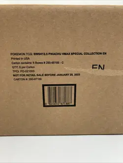 pokemon crown zenith pikachu Vmax Special premium Collection 6 Boxes Case (Read) - Image 3