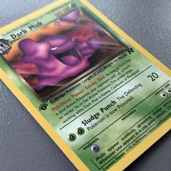 2000 Pokemon Team Rocket 1st Edition Dark Muk #41/82 - Image 1