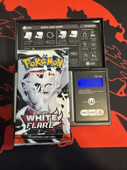 22.99g Heavy - Pokemon TCG S&V - White Flare Booster Pack! Semi GOD U - Image 1