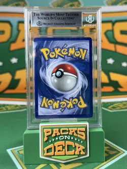 1999 Pokemon Base Set Shadowless Gyarados 6 Holo NEAR MINT+ BGS 7.5 - Image 2