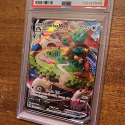 Pokemon 2020 Sword & Shield Snorlax VMAX Full Art Holo #142/202 PSA 10 - Image 3