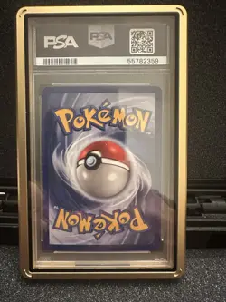 1999 Pokemon Fossil Dragonite #19 1st Edition Rare Regular PSA 7 with Gold Case - Image 5