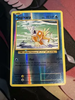 Pokemon TCG XY Evolutions LP Reverse Holo Magikarp 33/108 - Image 1