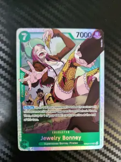 One Piece TCG 25th Anniversary Jewelry Bonney SR EB02-015 - Image 1