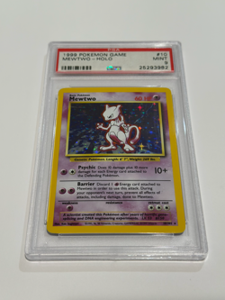 Mewtwo Holo #10/102 Base Set Unlimited 1999 PSA 9 Mint Pokemon - Image 1