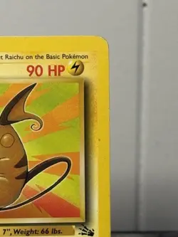 Raichu 29/62 Fossil 1st Edition Non-Holo Rare Pokemon Card NM - Image 3