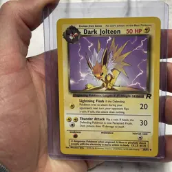Pokemon TCG Team Rocket 38/82 Dark Jolteon Vintage Card Nintendo Uncommon Vtg LP - Image 1